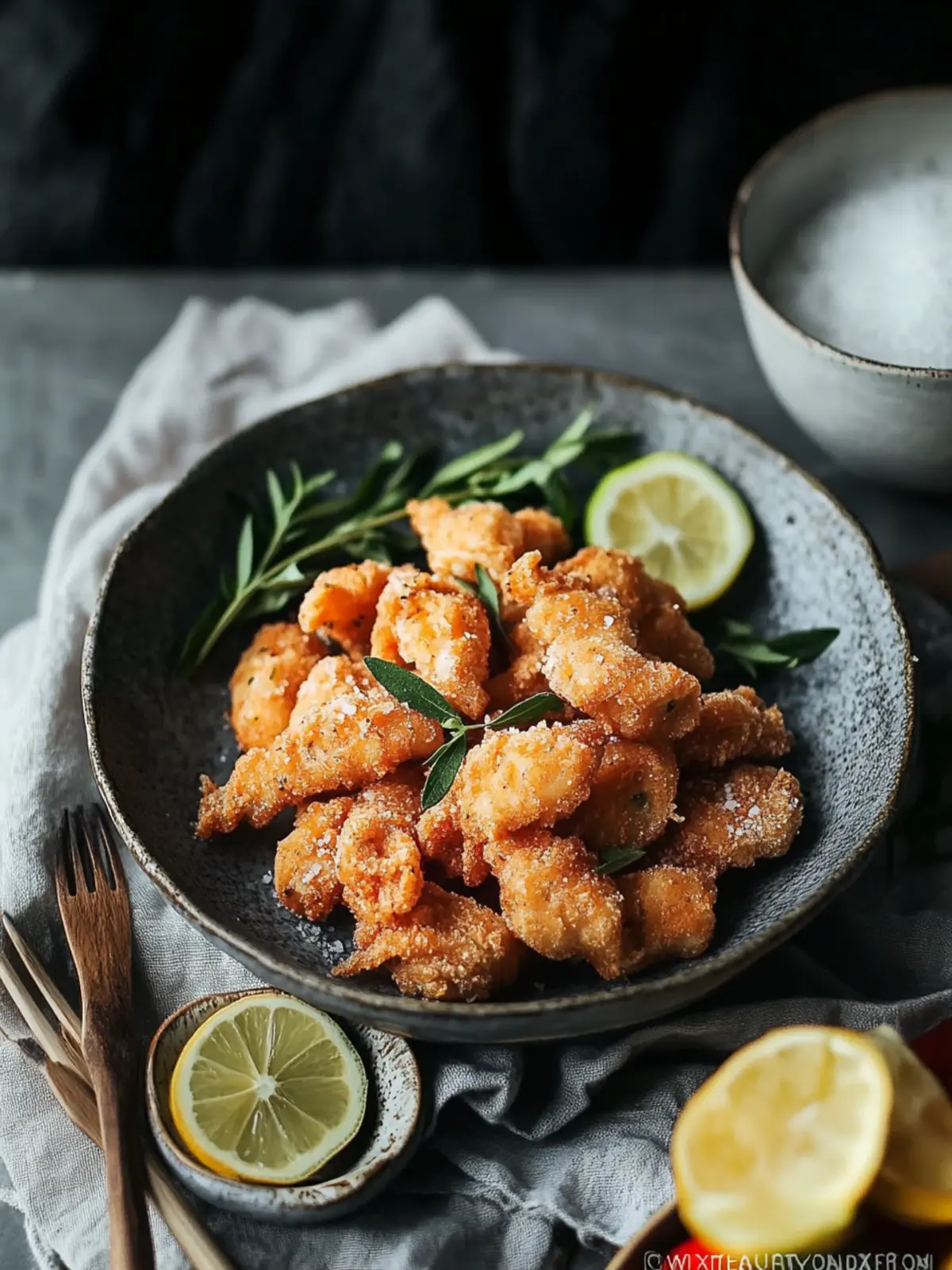 Luftfritteuse Salz und Pfeffer Hähnchen für knusprigen Genuss 4 Luftfritteuse Salz und Pfeffer Hähnchen