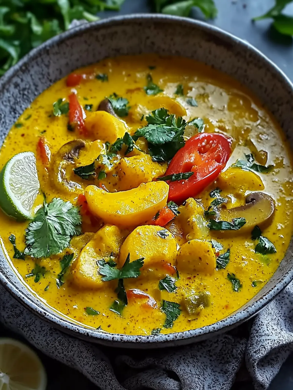 Würziges Gemüse-Curry mit Kokosmilch für Genuss im Handumdrehen 5 Gemüse-Curry mit Kokosmilch