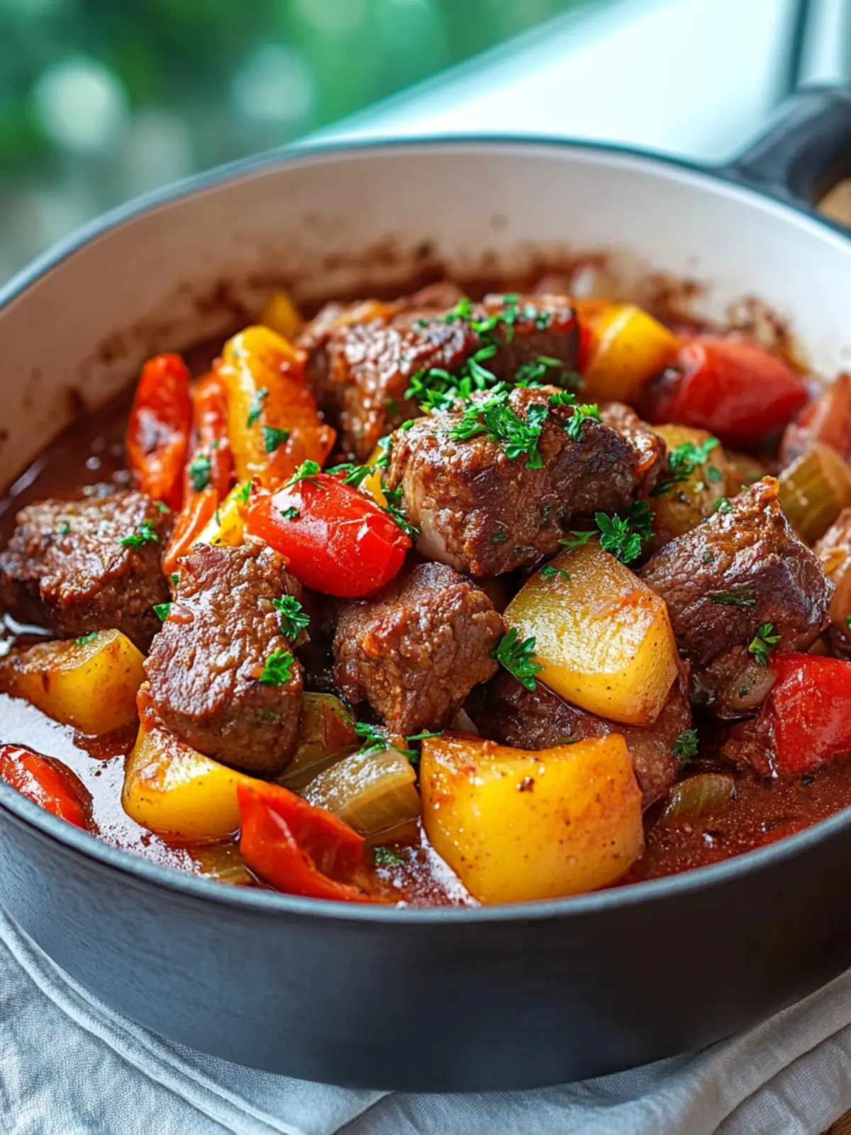 Schneller Beef-Schaschliktopf aus dem Ofen für Herzliche Abende 4 Schneller Beef-Schaschliktopf aus dem Ofen