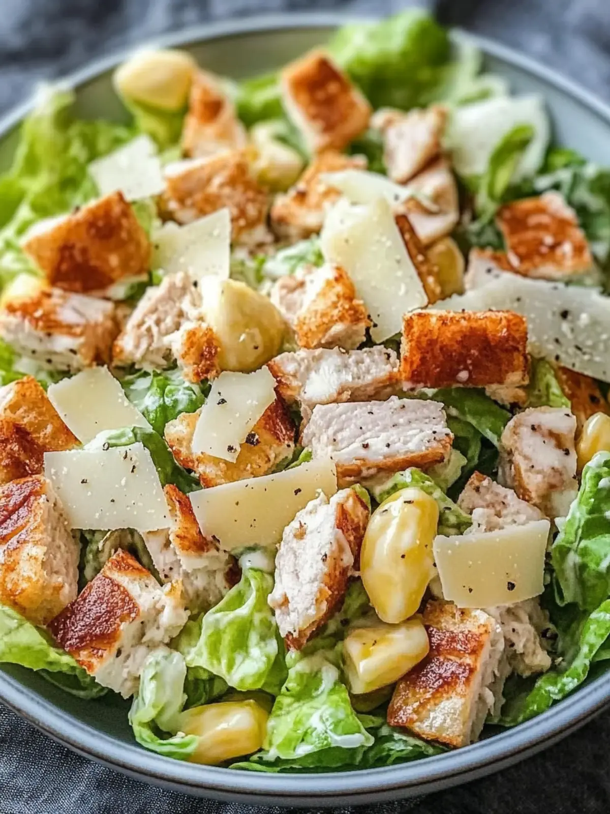 Low-Carb-Hähnchen-Caesar-Salat für ein gesundes Genuss-Erlebnis 3 Low-Carb-Hähnchen-Caesar-Salat