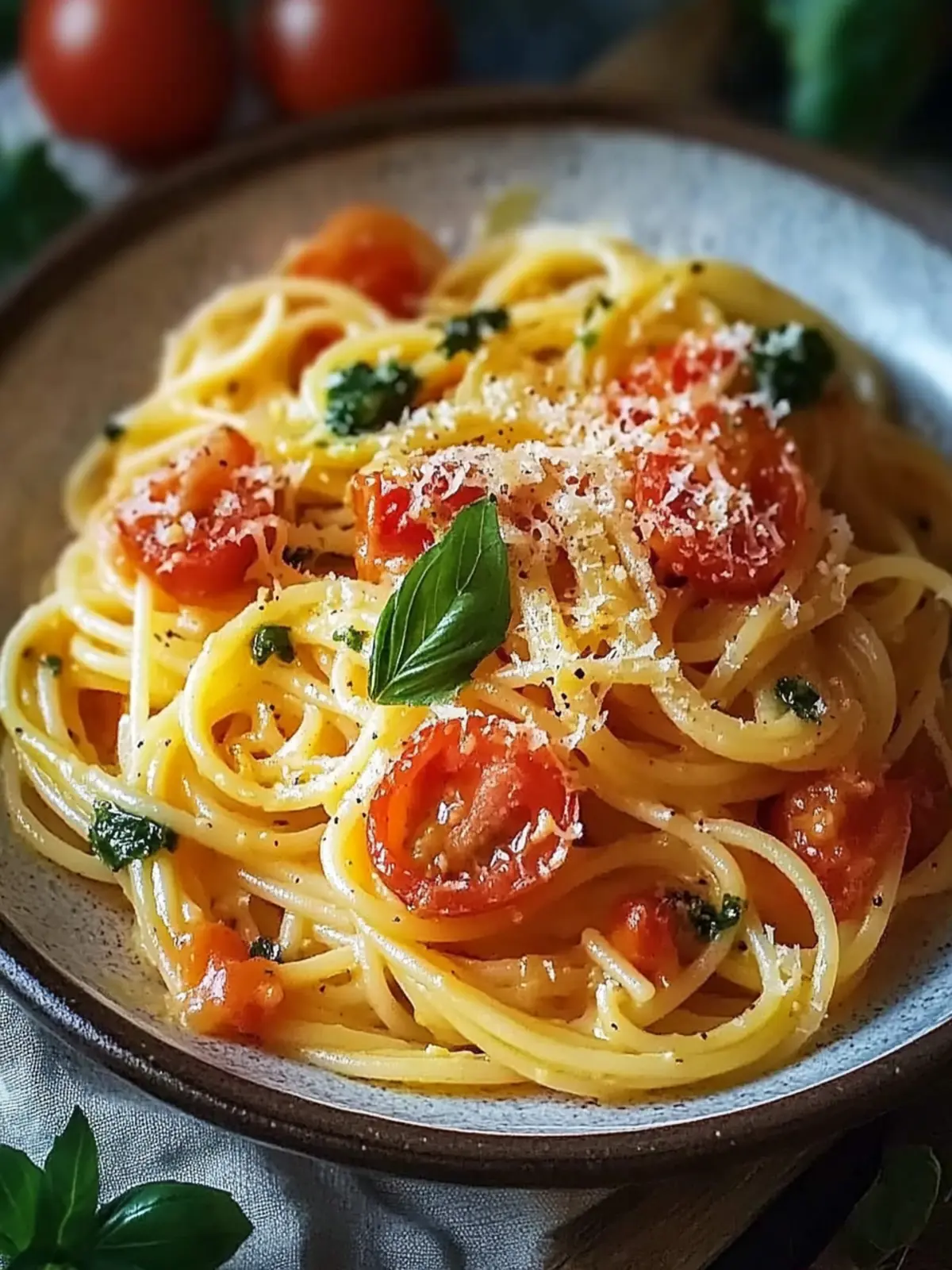Köstliche Spaghetti mit Garnelen in Frischkäsesauce für Feinschmecker 5 Spaghetti mit Garnelen in Frischkäsesauce