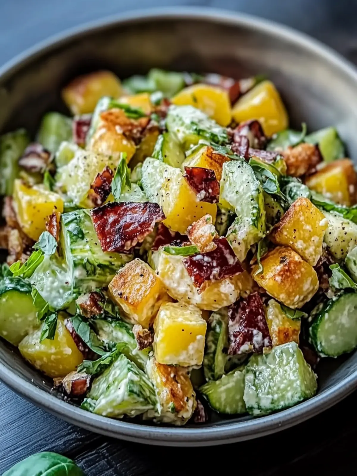 Knuspriger Kartoffelsalat – Der perfekte Sommergenuss 4 Knuspriger Kartoffelsalat