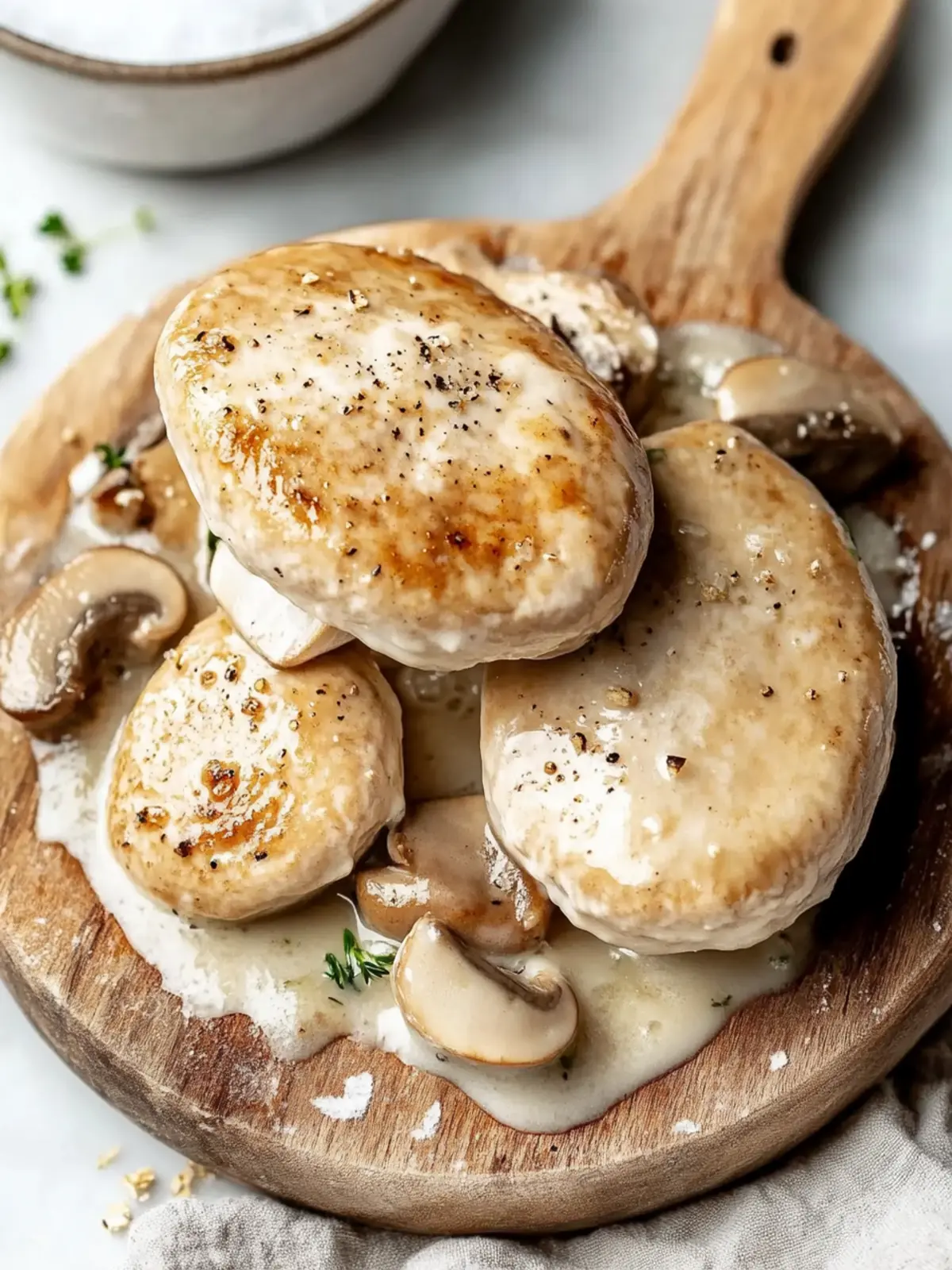 Cremige Pilz-Hühnchen in 30 Minuten für den perfekten Abend 2 Cremige Pilz-Hühnchen