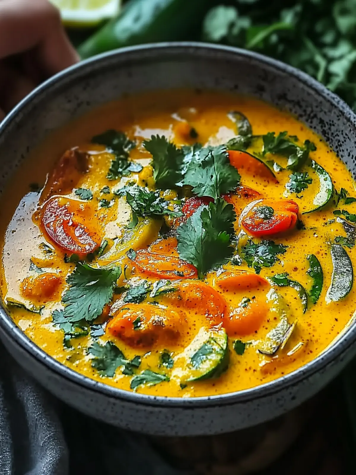 Würziges Gemüse-Curry mit Kokosmilch für Genuss im Handumdrehen 2 Gemüse-Curry mit Kokosmilch