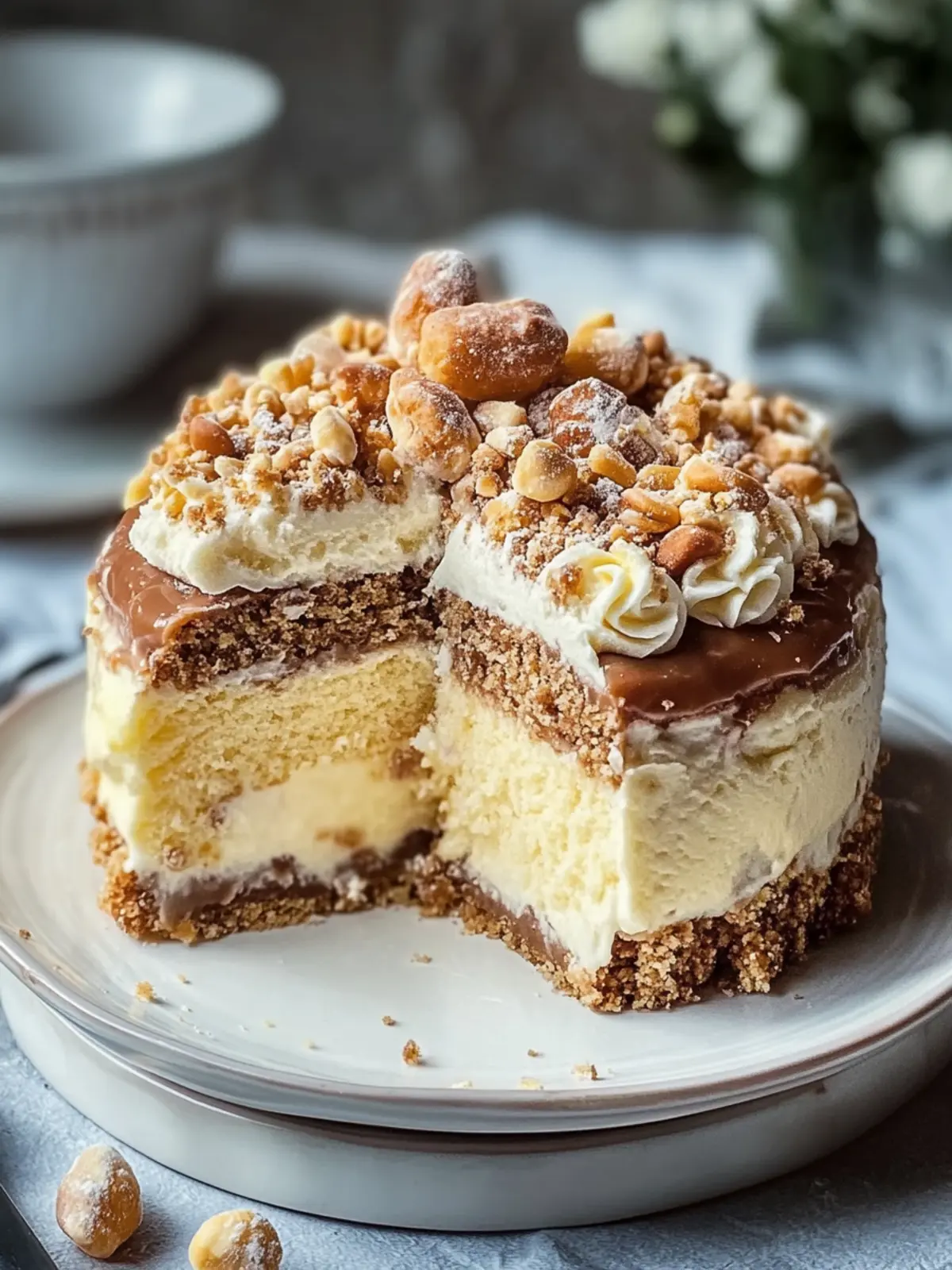 Nusskuchen mit Nougatcreme: Dein neuer Lieblingskuchen 2 Nusskuchen mit Nougatcreme