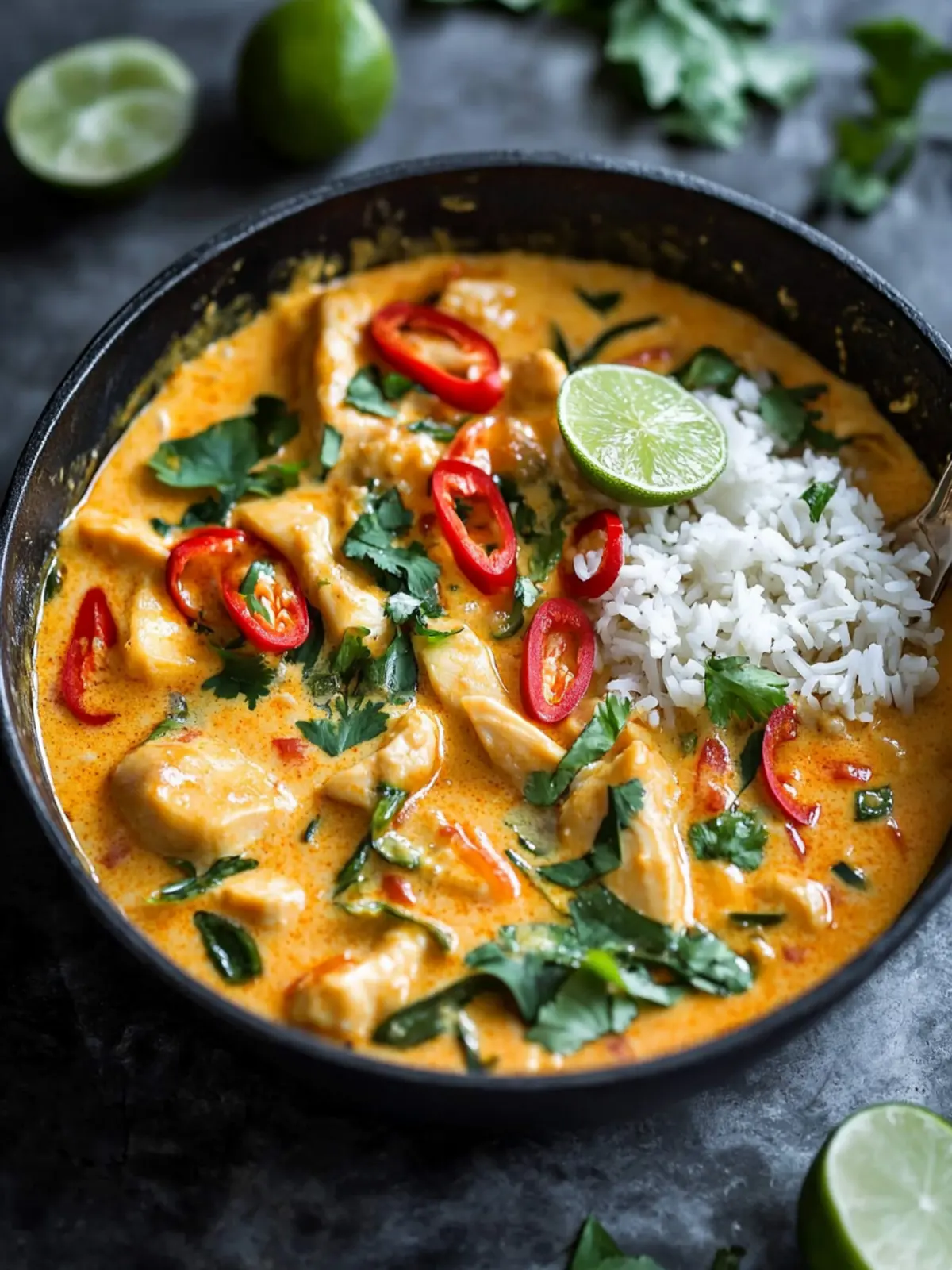 Thailändisches Kokosnuss-Garnelen-Curry in nur 30 Minuten 4 Thailändisches Kokosnuss-Garnelen-Curry