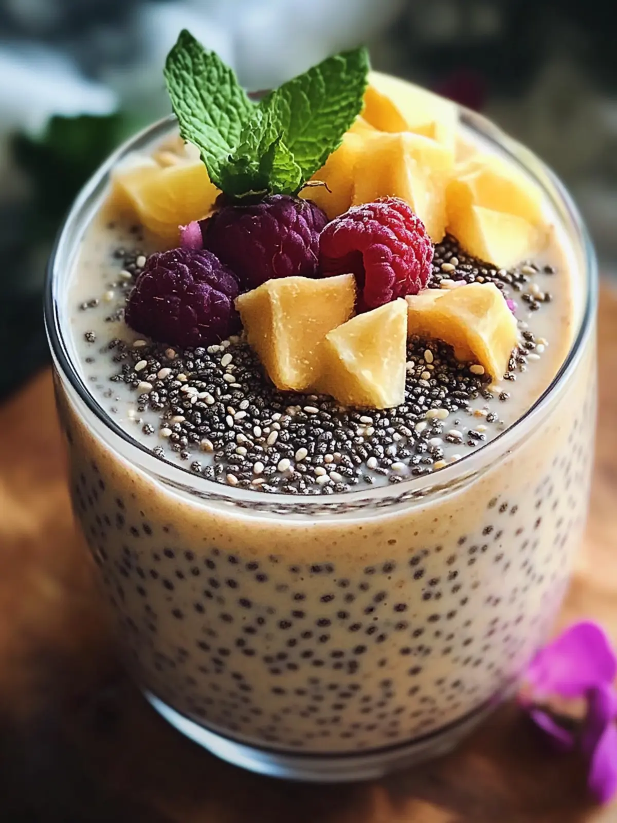 Schneller Vanille Zimt Chia Pudding für gesunde Morgen 4 Vanille Zimt Chia Pudding