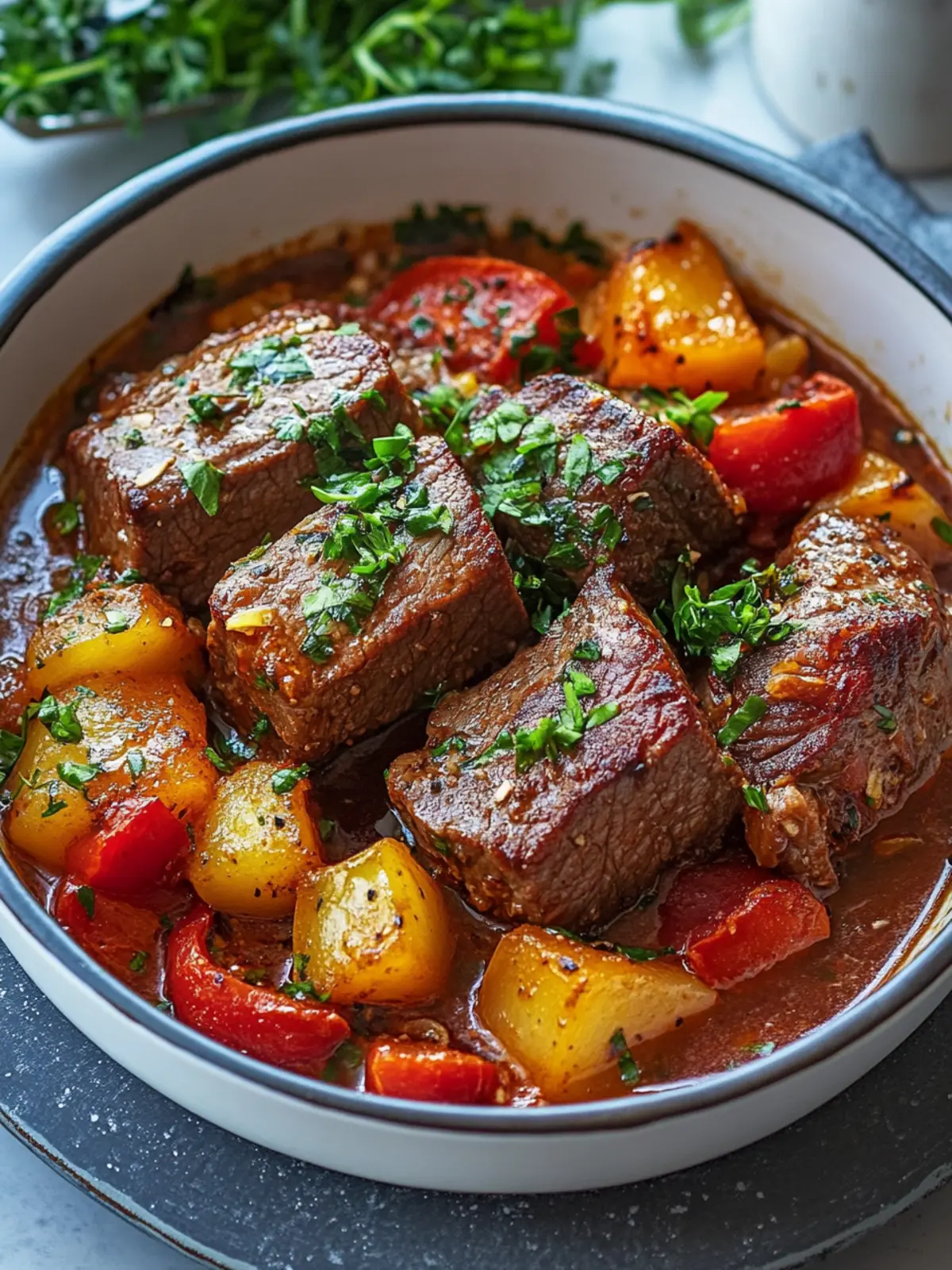 Schneller Beef-Schaschliktopf aus dem Ofen für Herzliche Abende 2 Schneller Beef-Schaschliktopf aus dem Ofen