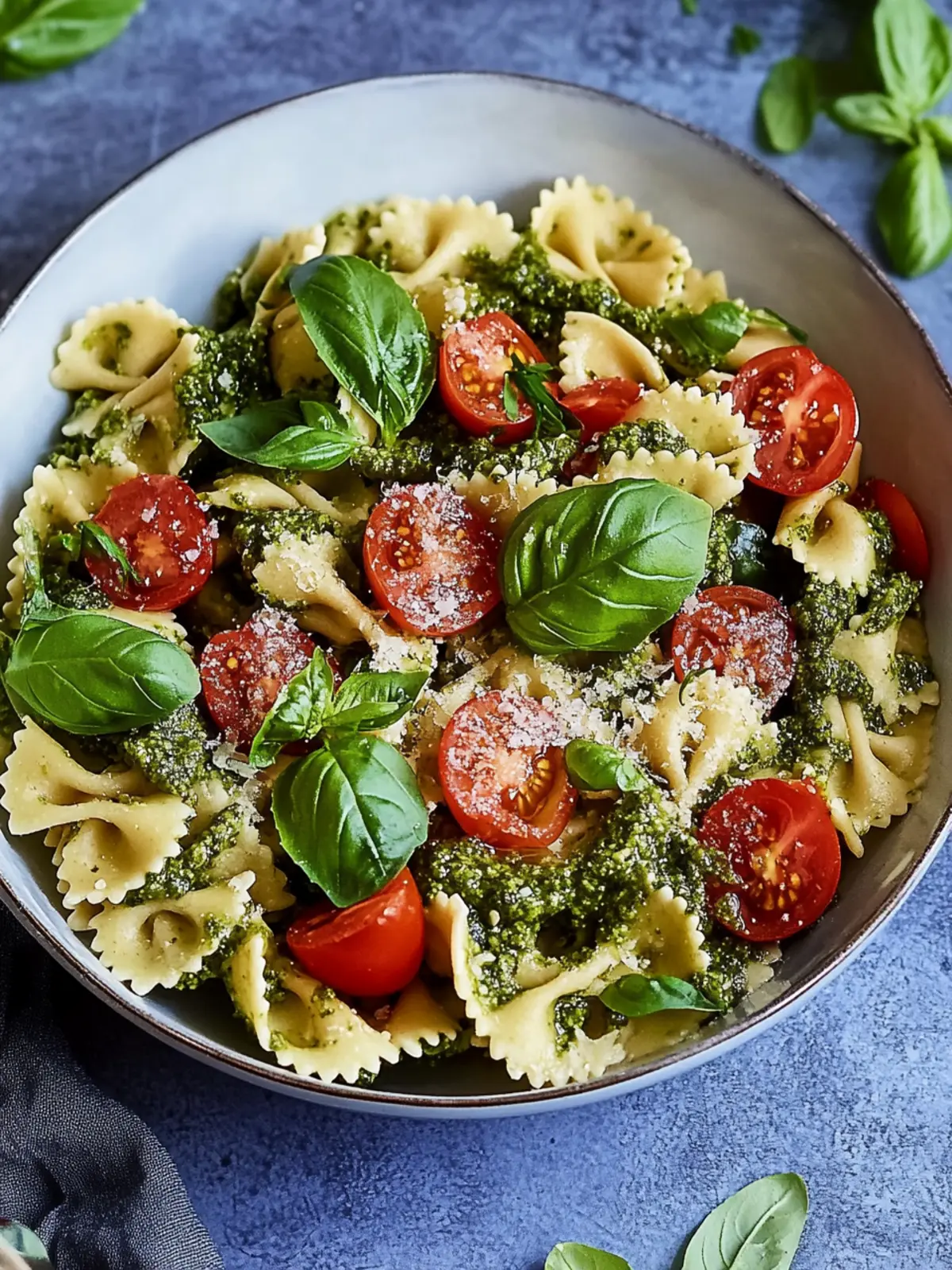 Der beste Mediterrane Nudelsalat mit Pesto für den Sommer 5 Der beste Mediterrane Nudelsalat mit Pesto