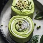 Verführerische Matcha Zimtschnecken für dein Frühstücksvergnügen 6 Matcha Zimtschnecken