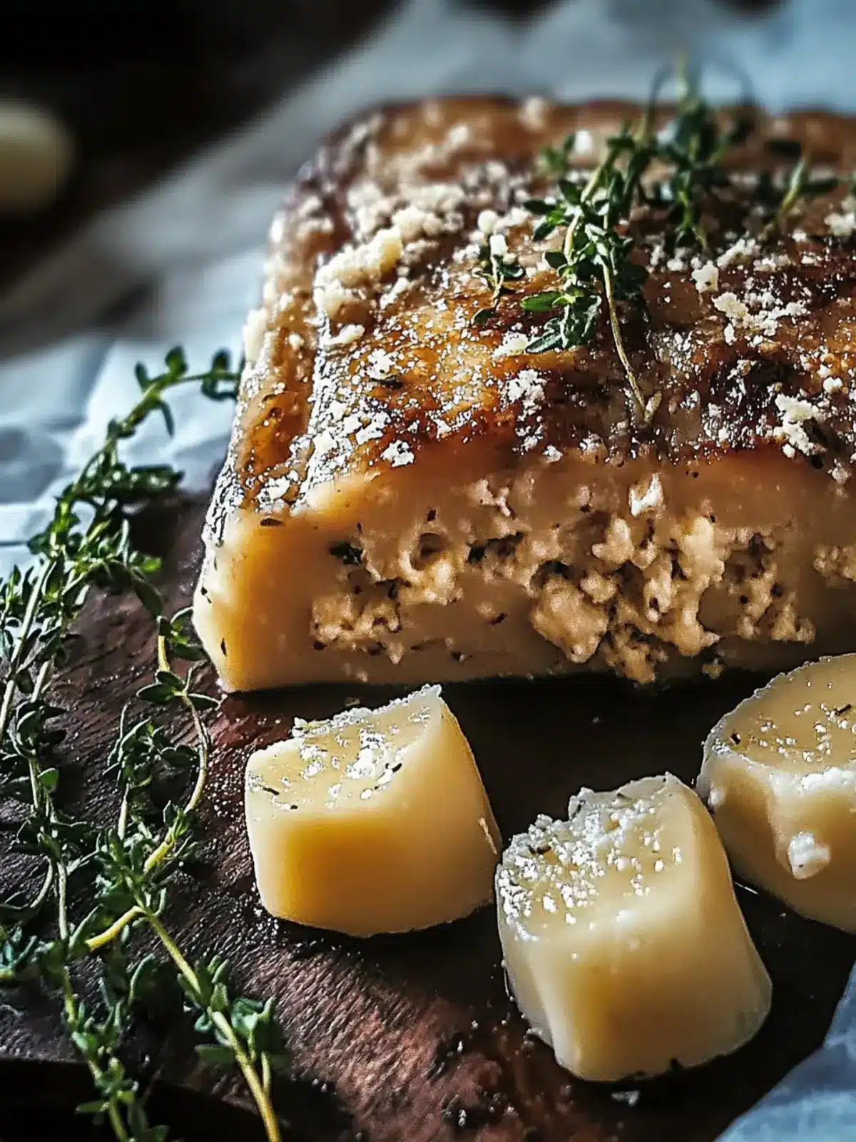Knoblauch Parmesan Hähnchen Fleischlaib für gesunde Genussmomente 4 Knoblauch Parmesan Hähnchen Fleischlaib