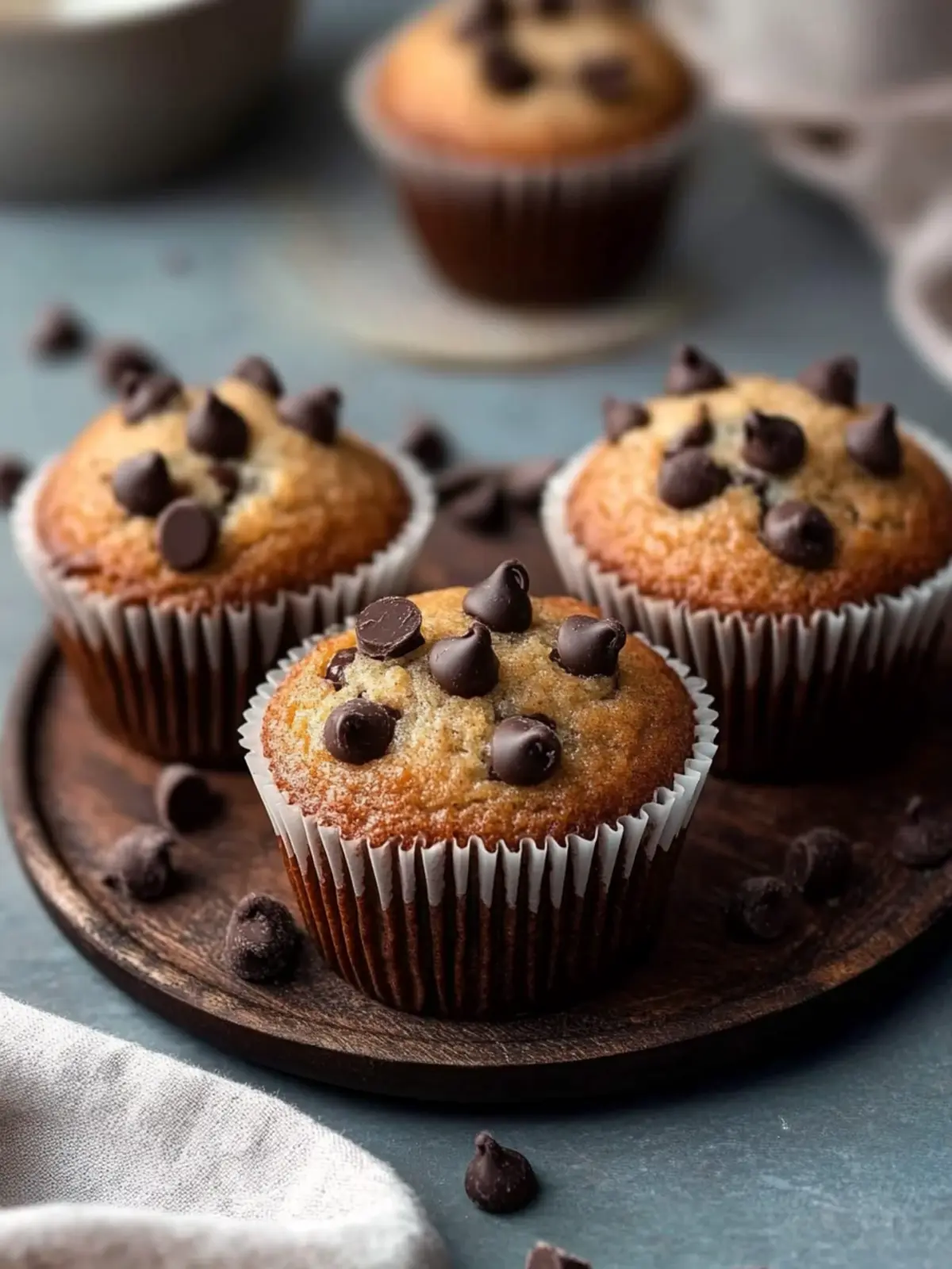 Saftige Muffins mit Schokostückchen – Schnell und Lecker Zuhause 5 Saftige Muffins mit Schokostückchen