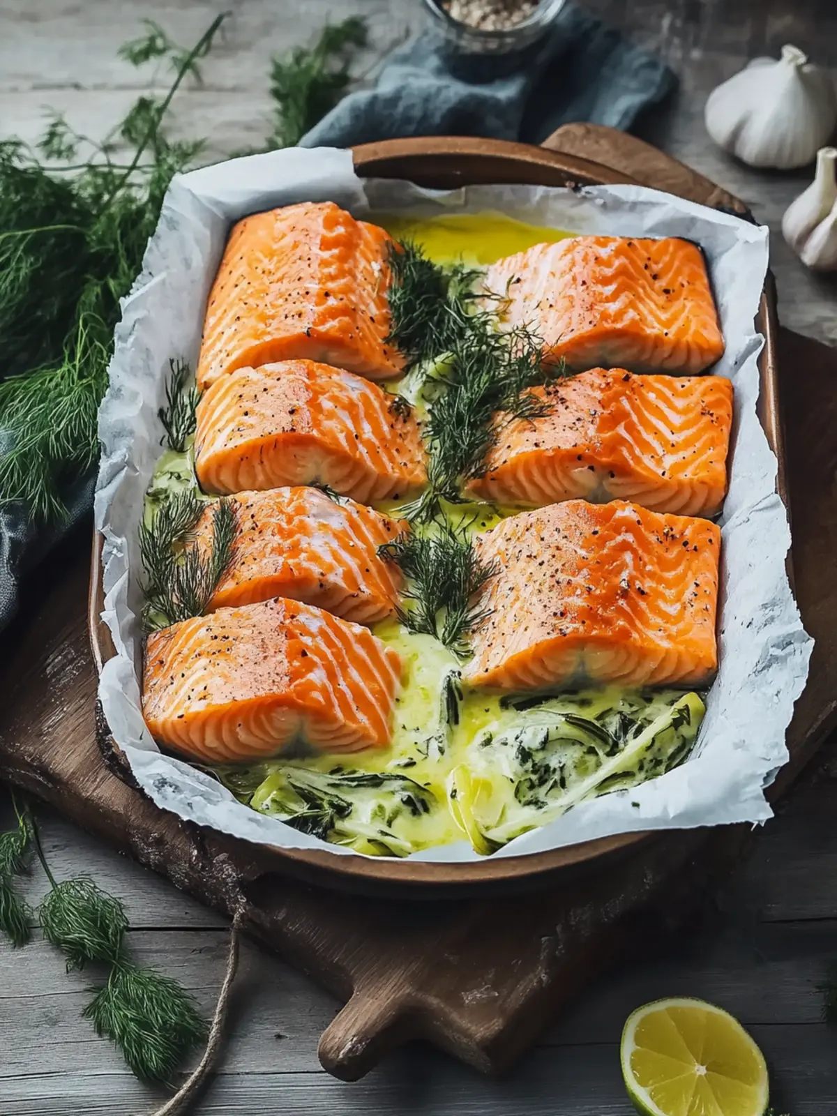 Gesunder Lachs-Spitzkohl-Auflauf für dein Familienessen 2 Lachs-Spitzkohl-Auflauf