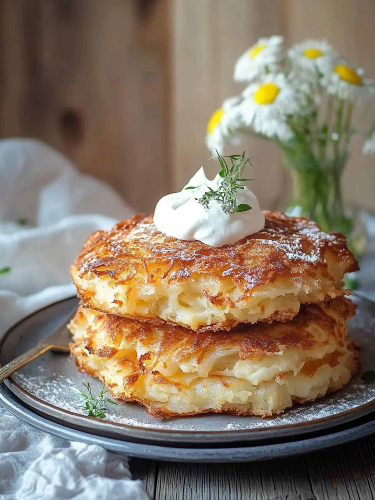 Deutsche Kartoffelpuffer (Reibekuchen)