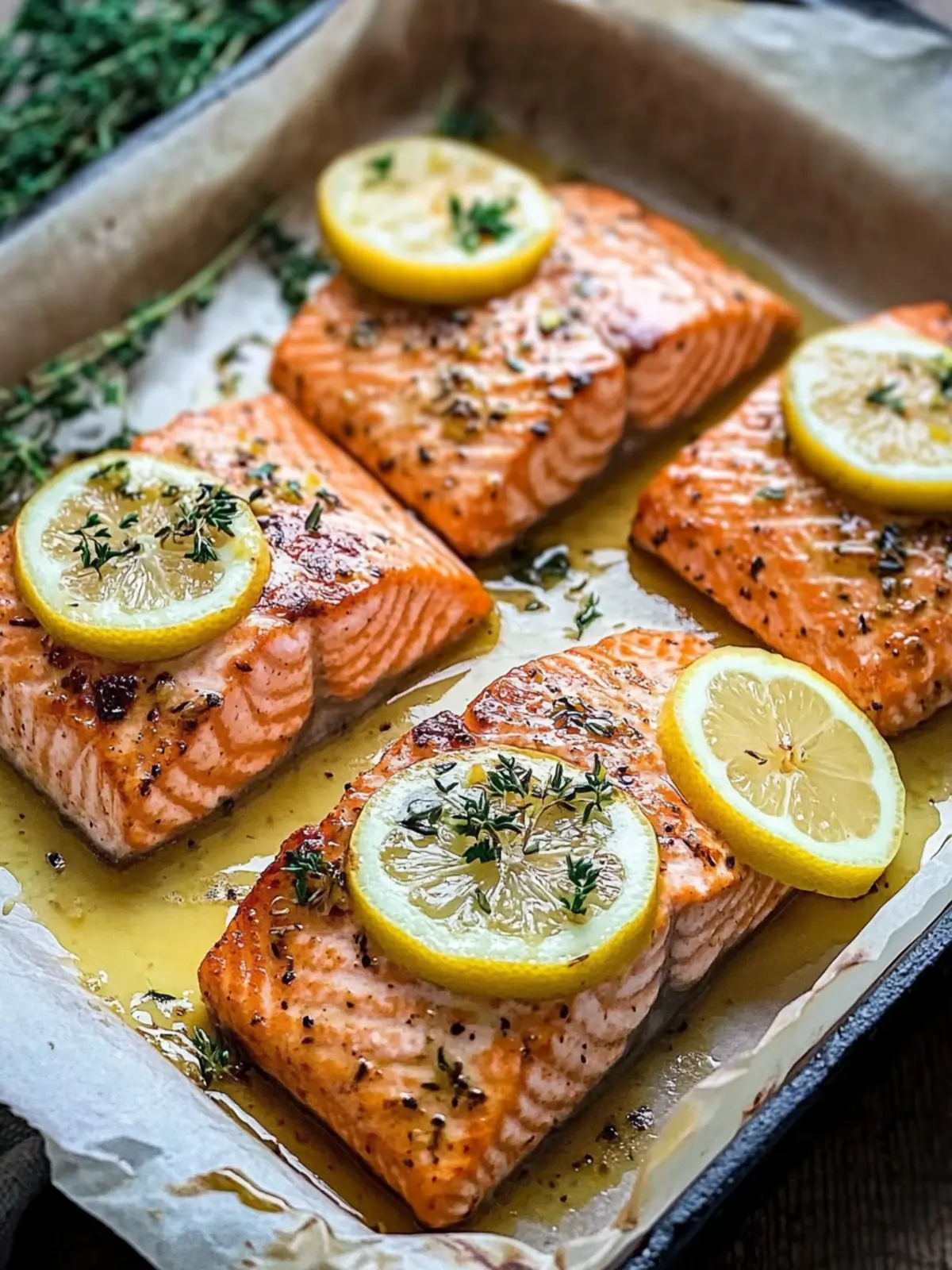 Leckerer Zitronen-Lachs aus dem Ofen für gesunde Abende 2 Delicious lemon salmon from the oven