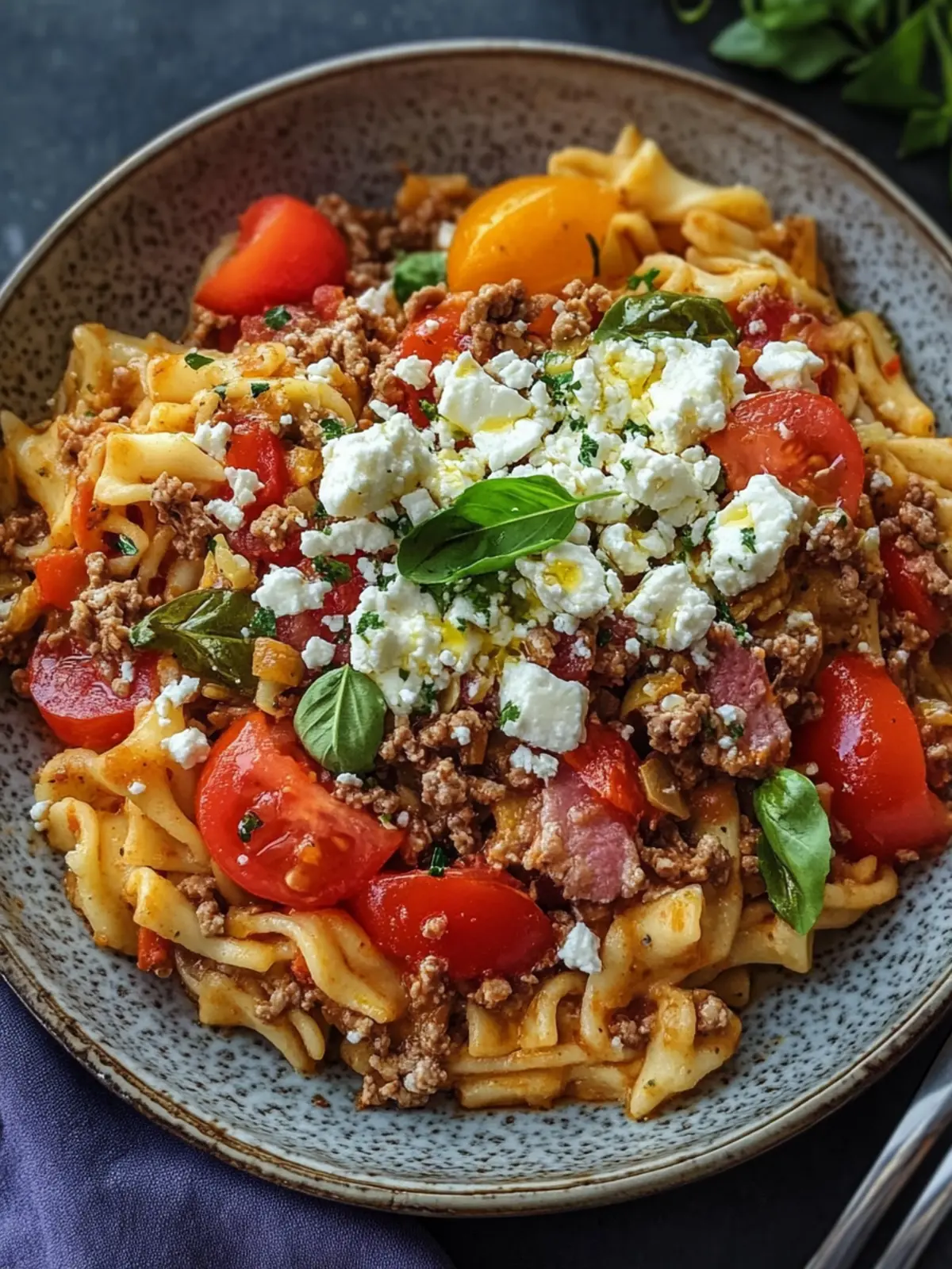 Griechischer Nudel-Hackfleisch Auflauf mit Feta – Ein Genuss für jede Familie 3 Griechischer Nudel-Hackfleisch Auflauf mit Feta