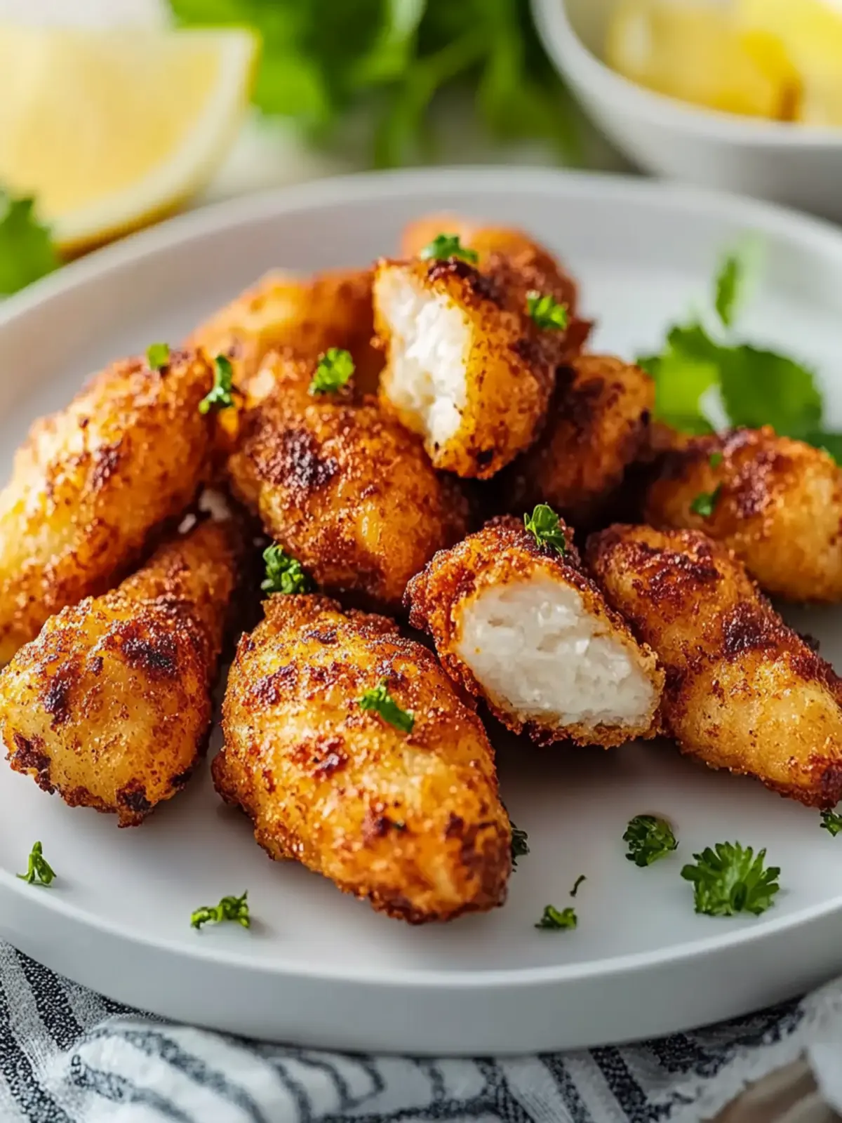 Hähnchenschenkel aus dem Airfryer: Super knusprig in 30 Minuten 5 Hähnchenschenkel aus dem Airfryer