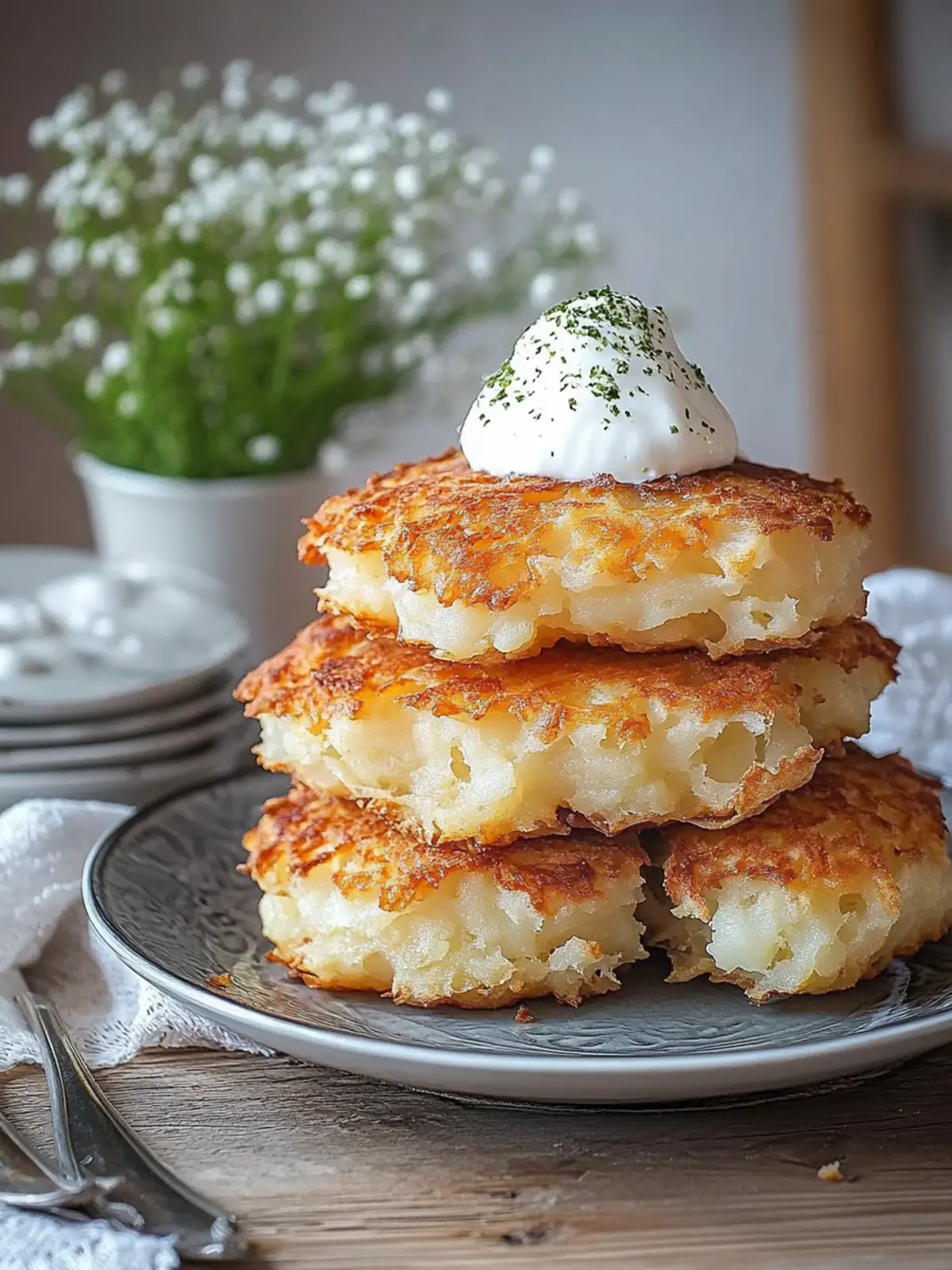 Deutsche Kartoffelpuffer (Reibekuchen): Kuschelige Genüsse für Zuhause 3 Deutsche Kartoffelpuffer (Reibekuchen)