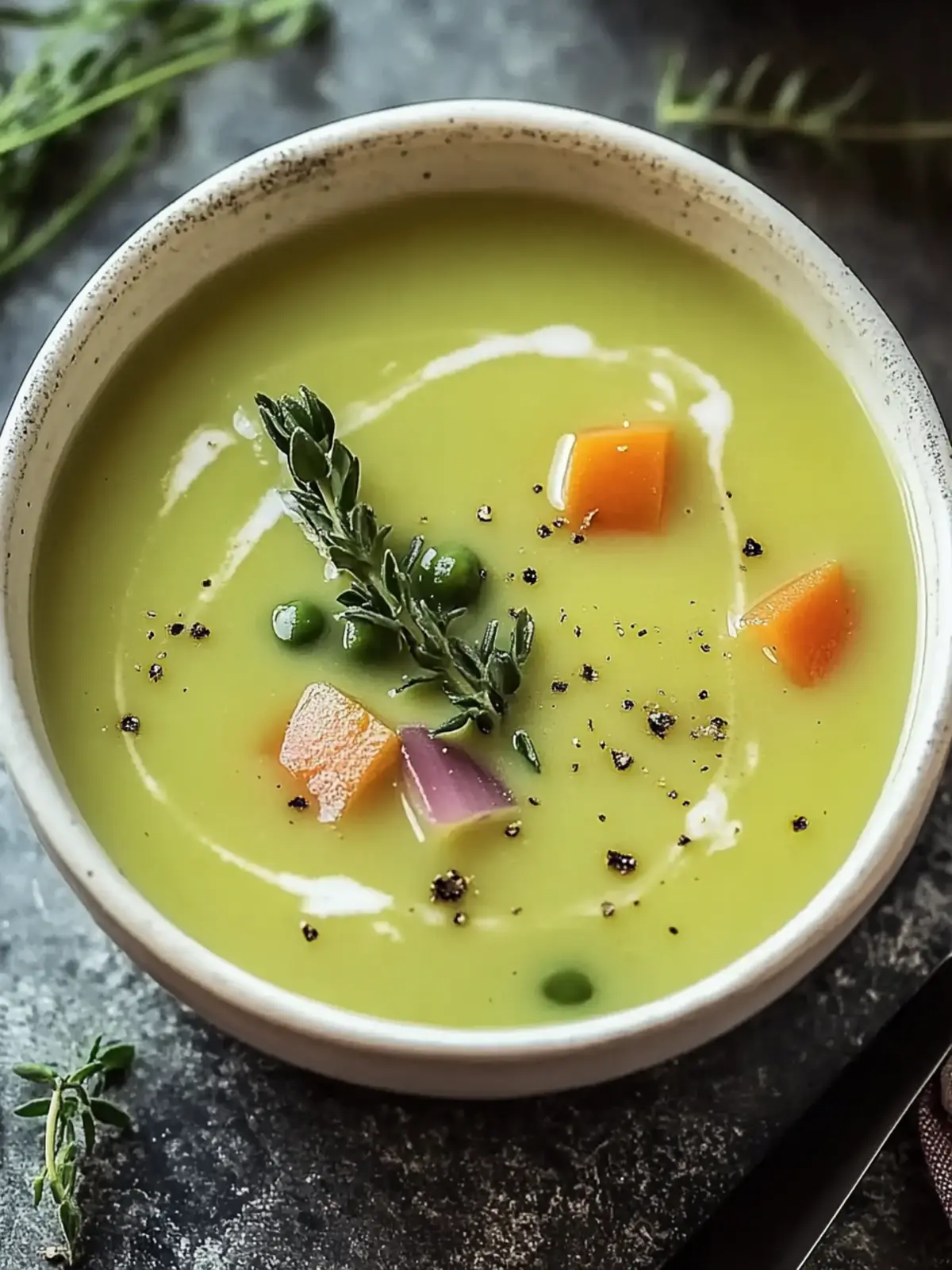 Klassische Erbsensuppe: Herzhaft und einfach selbstgemacht 2 Klassische Erbsensuppe