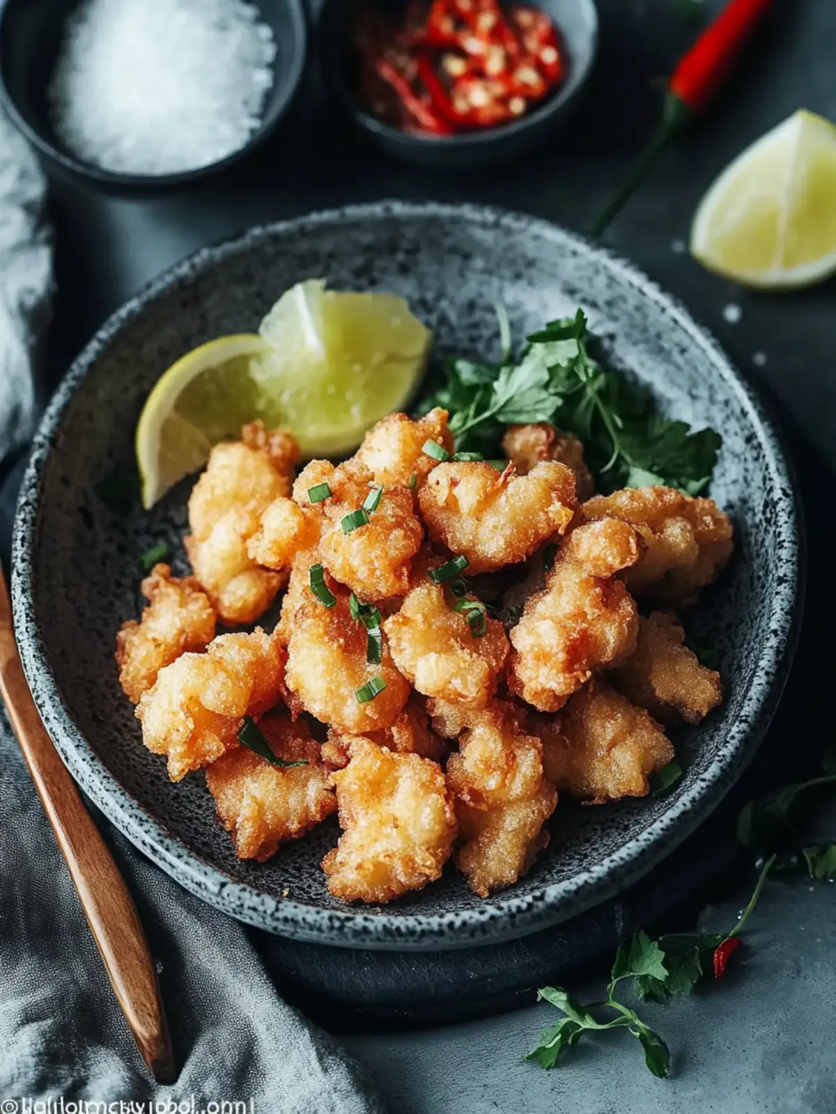 Luftfritteuse Salz und Pfeffer Hähnchen für knusprigen Genuss 2 Luftfritteuse Salz und Pfeffer Hähnchen