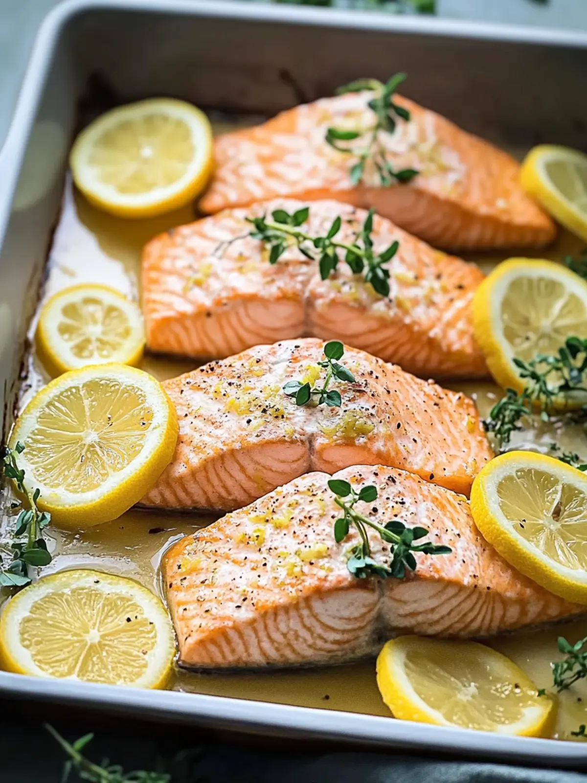 Leckerer Zitronen-Lachs aus dem Ofen für gesunde Abende 5 Delicious lemon salmon from the oven
