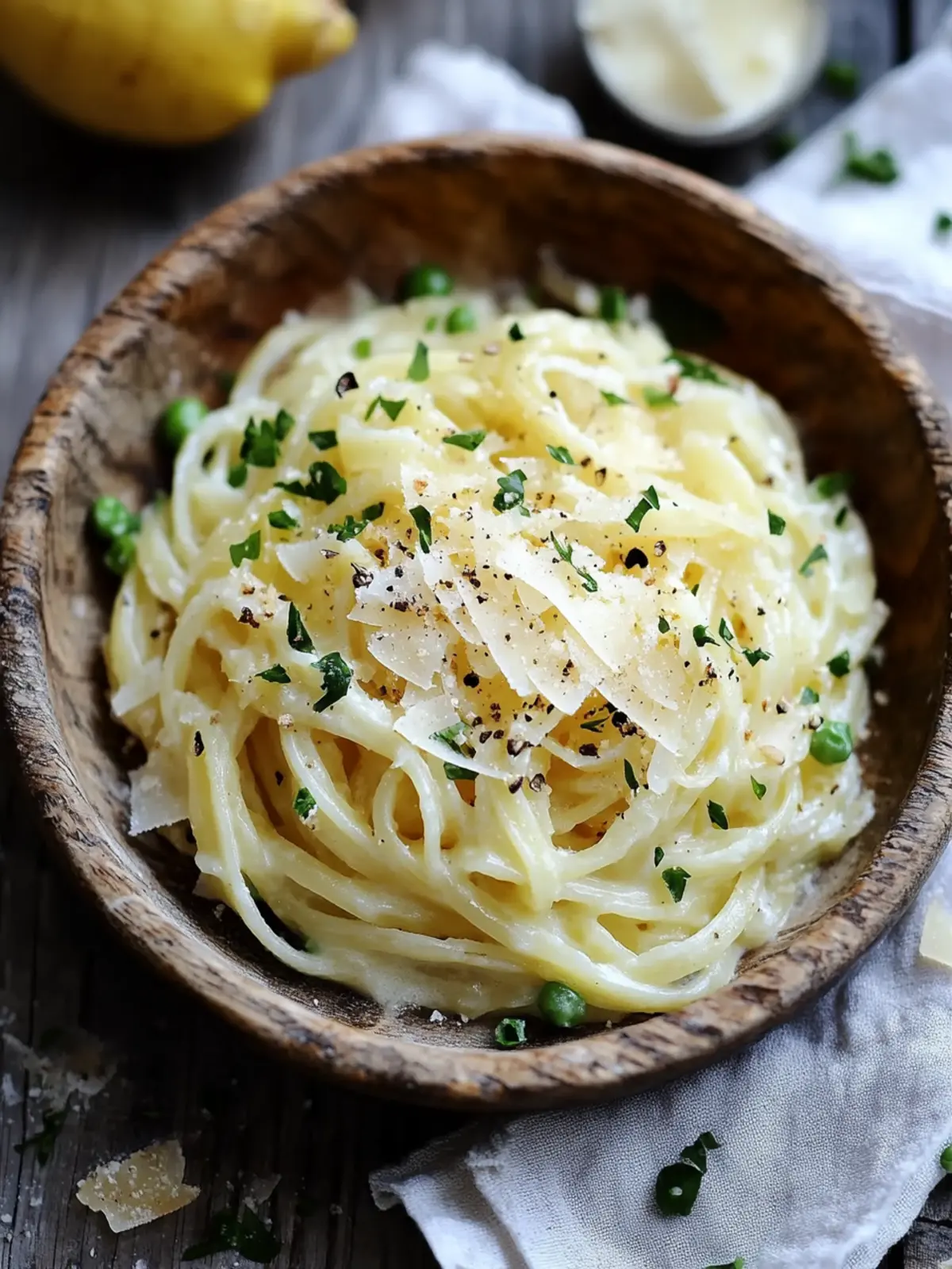 Low-Carb Kohlrabi-Spaghetti mit Käsesoße