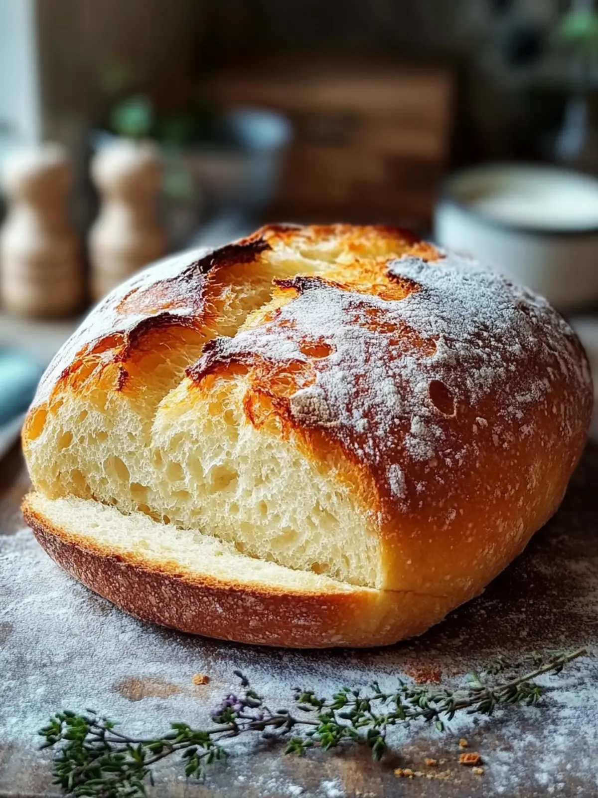 Schnelles Airfryer-Brot nach Jamie Oliver