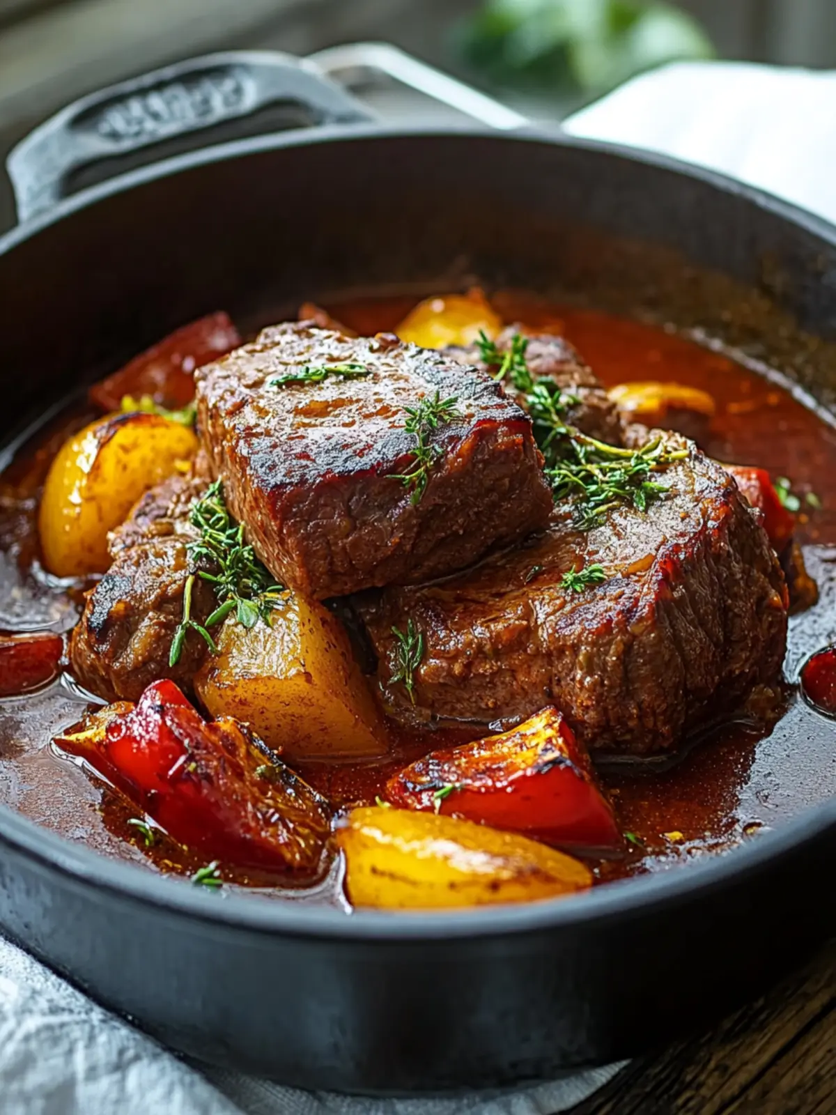Schneller Beef-Schaschliktopf aus dem Ofen für Herzliche Abende 5 Schneller Beef-Schaschliktopf aus dem Ofen