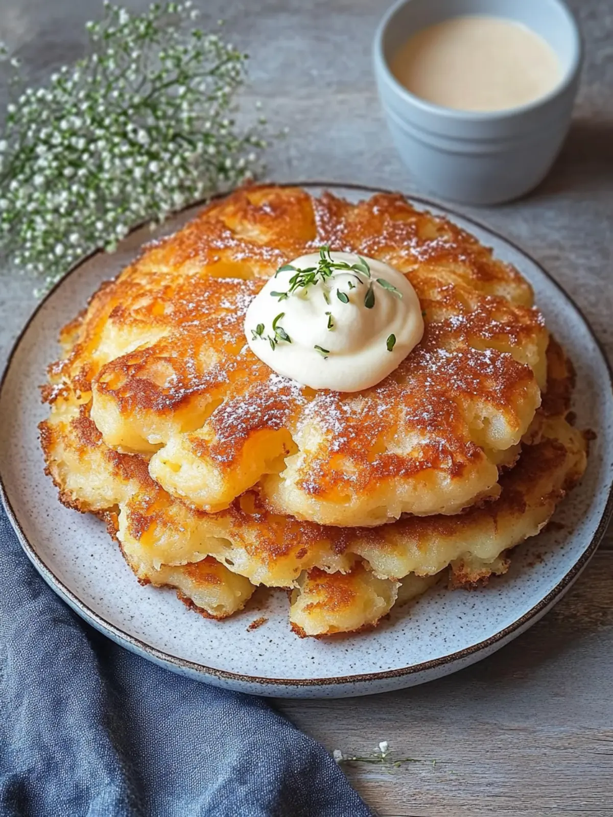 Deutsche Kartoffelpuffer (Reibekuchen)
