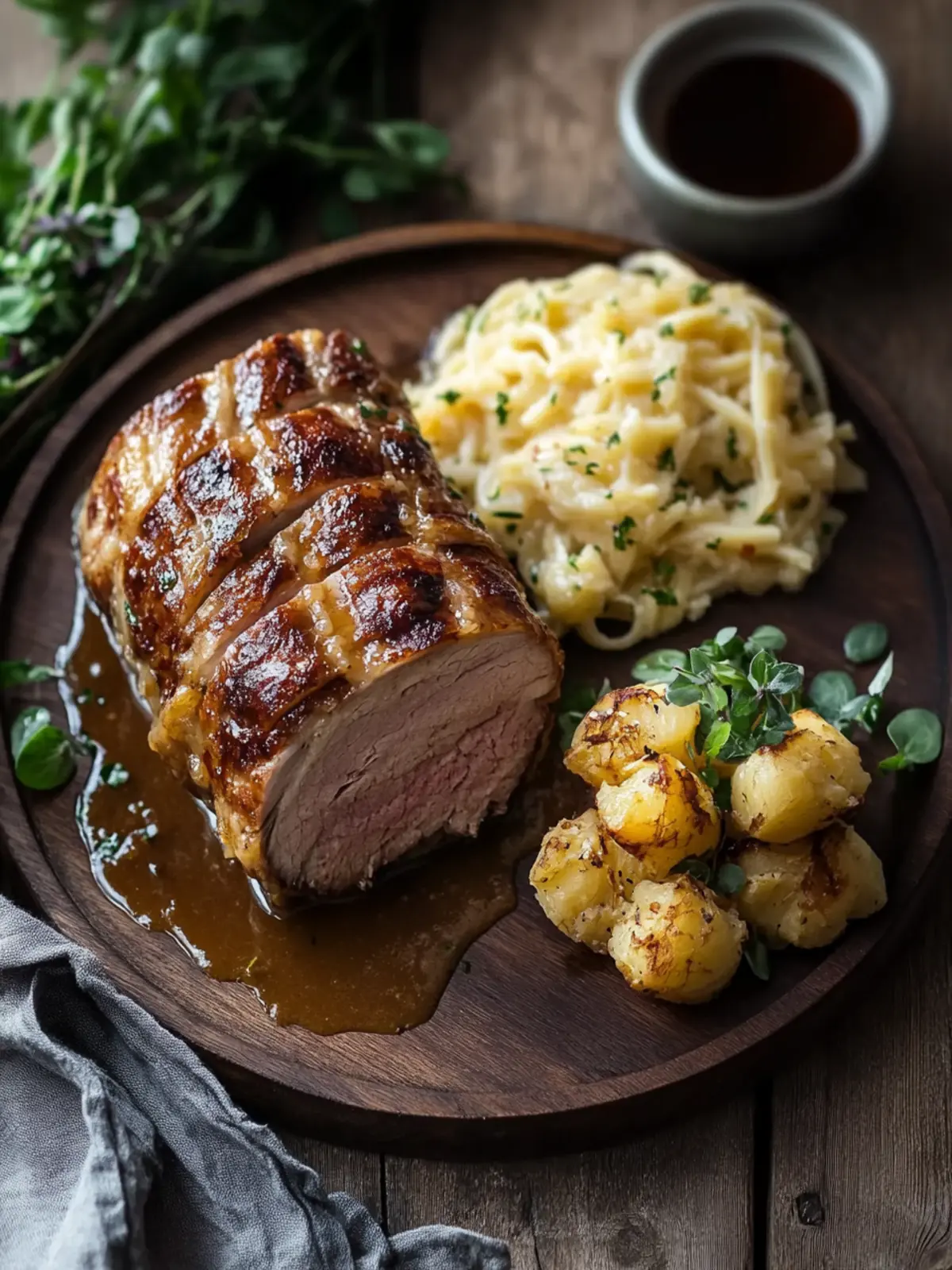 Herzhafter Hackbraten mit geschmortem Weißkohl – Warm und Geborgen 2 Heartfelt meatloaf with braised white cabbage