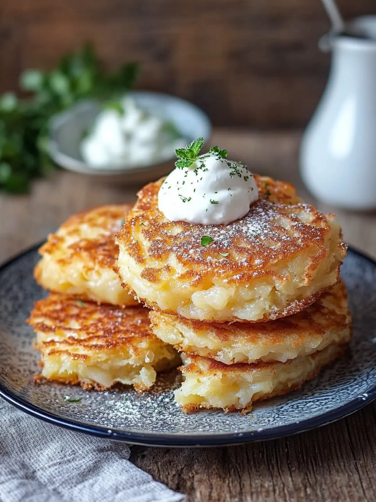Deutsche Kartoffelpuffer (Reibekuchen): Kuschelige Genüsse für Zuhause 4 Deutsche Kartoffelpuffer (Reibekuchen)