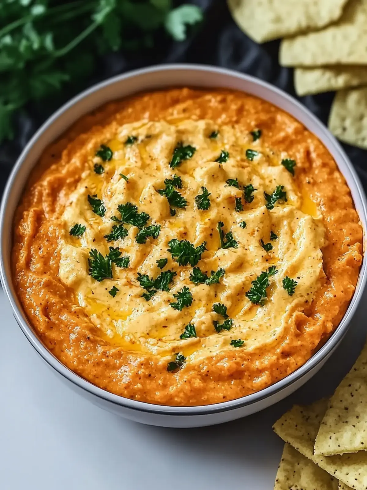 Vegetarischer Buffalo Dip für echte Genussmomente zum Teilen 4 Vegetarischer Buffalo Dip für echte Genussmomente