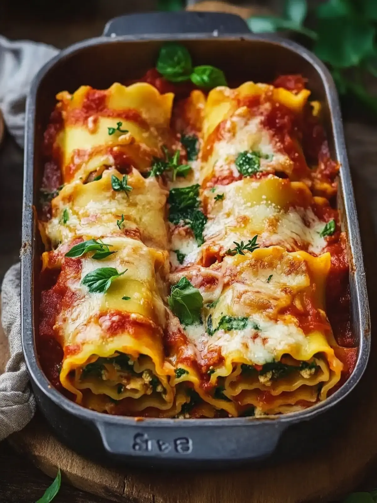 Vegane Lasagne Rollen: Die cremige Geschmacksexplosion 2 Vegane Lasagne Rollen