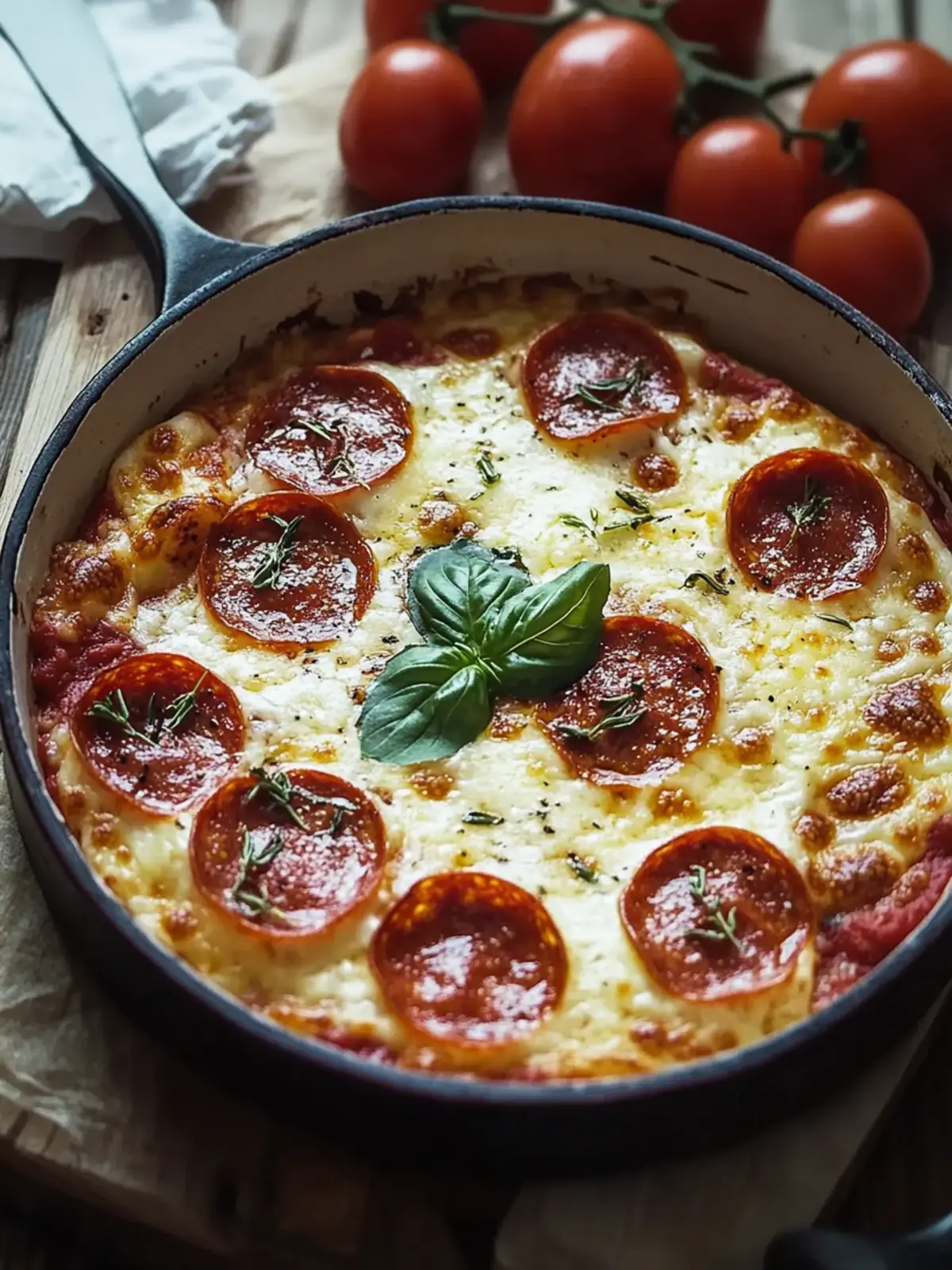 Köstlicher Pizza-Dip aus dem Ofen für gesellige Abende 5 Pizza-Dip aus dem Ofen