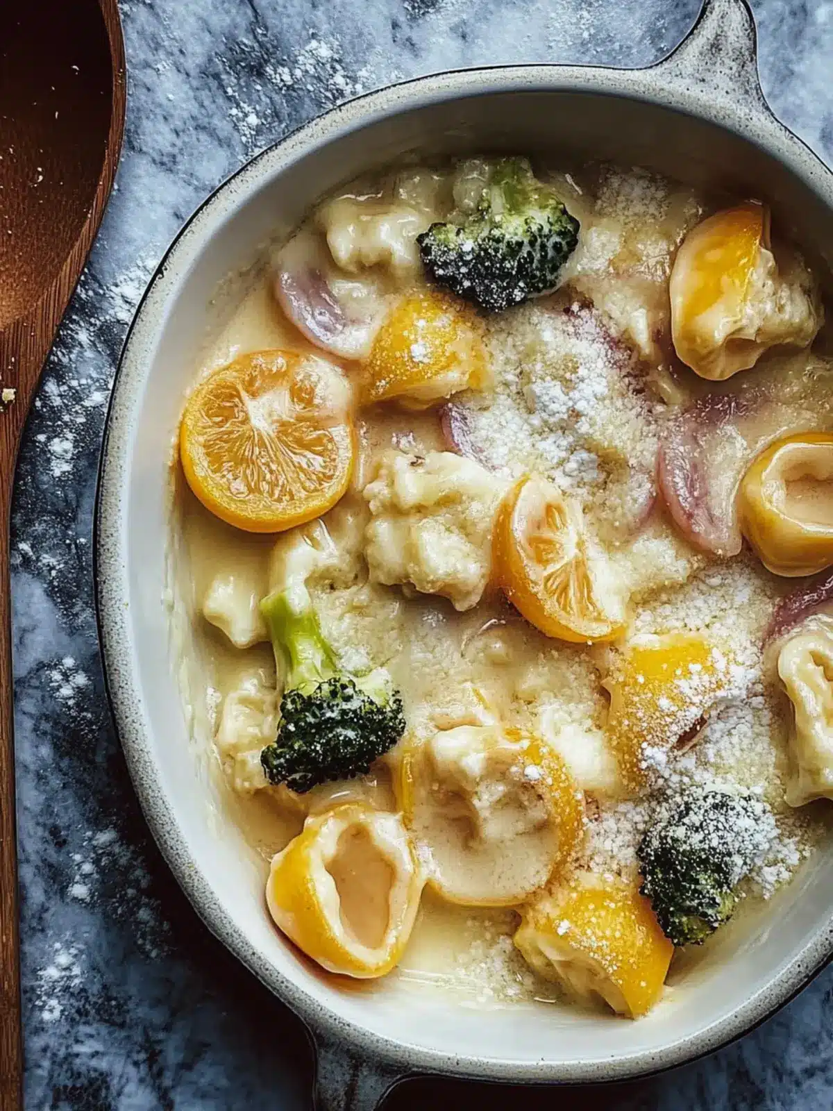 Tortellini Auflauf mit Schinken und Brokkoli: Einfach himmlisch 3 Tortellini Auflauf mit Schinken und Brokkoli