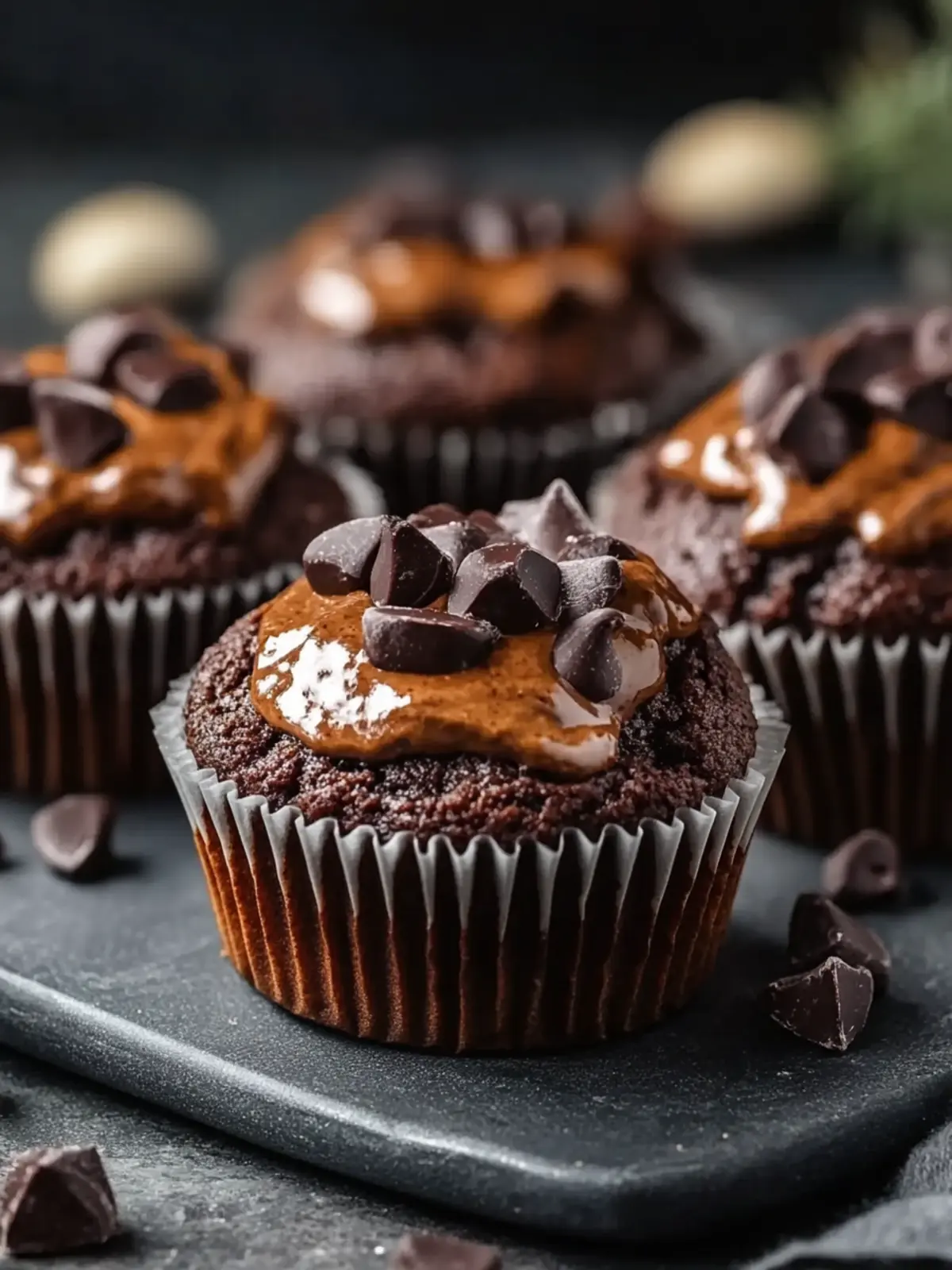 Schokoladige Kürbis-Muffins: Herbstgenuss für jede Diät 4 Schokoladige Kürbis-Muffins