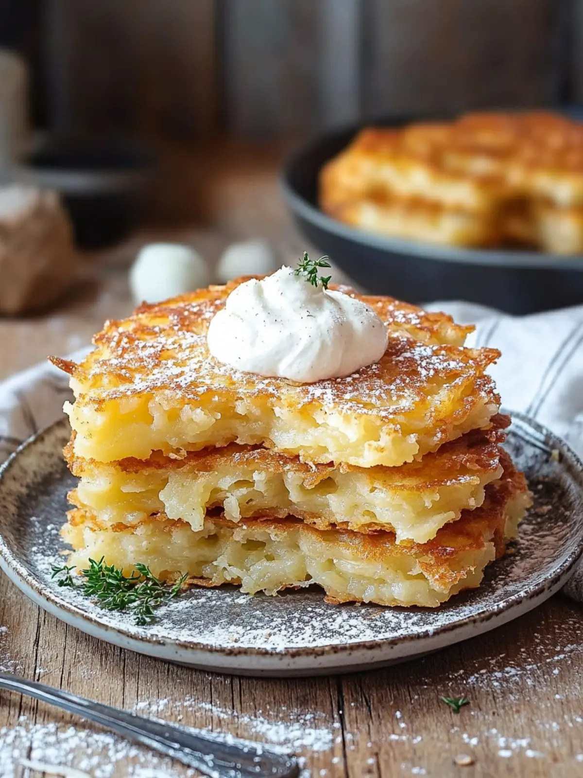 Deutsche Kartoffelpuffer (Reibekuchen) – Einfach & Knusprig! 3 Deutsche Kartoffelpuffer (Reibekuchen)
