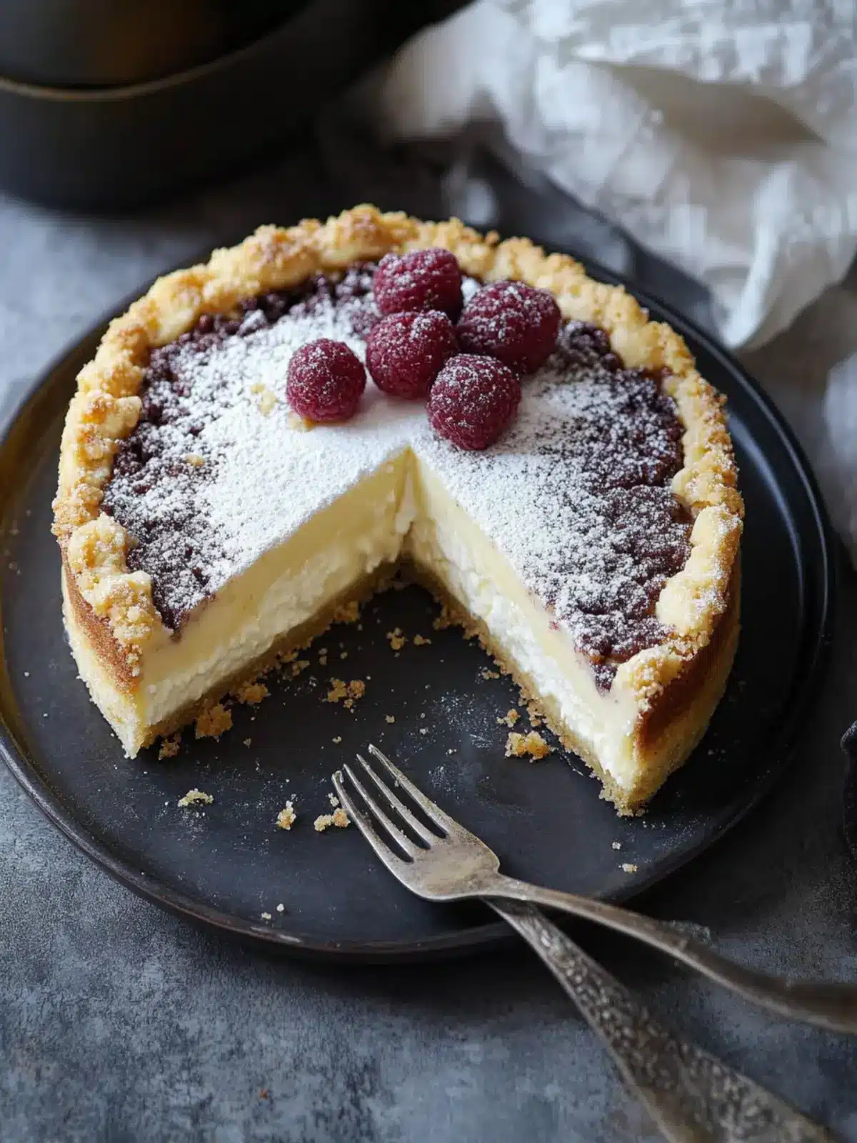 Cremiger Käsekuchen mit Mohnfüllung und Streuseltopping zum Verlieben 2 Cremiger Käsekuchen mit Mohnfüllung und Streuseltopping